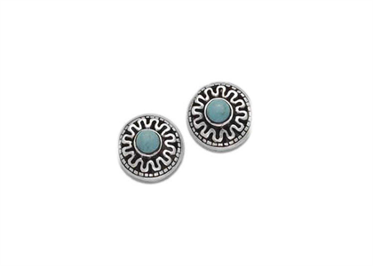 Black Gold Plated | Stud Earrings